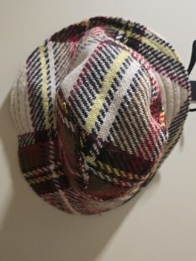 Burberry London Plaid Fedora Bucket Hat